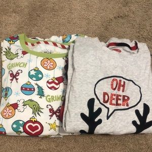 Christmas pajama sets bundle